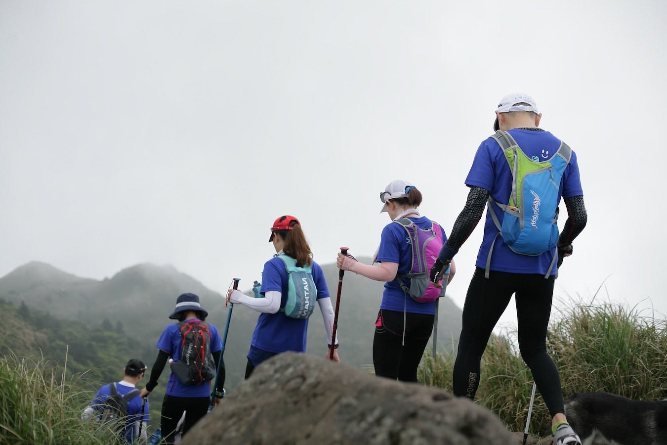 Young People Hiking