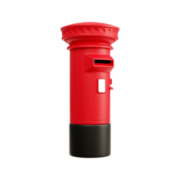 Red UK postbox