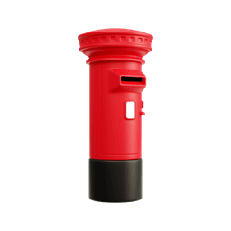 Red UK postbox