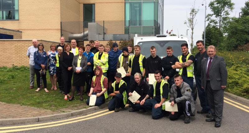 Trainees supported by North Tyneside Council