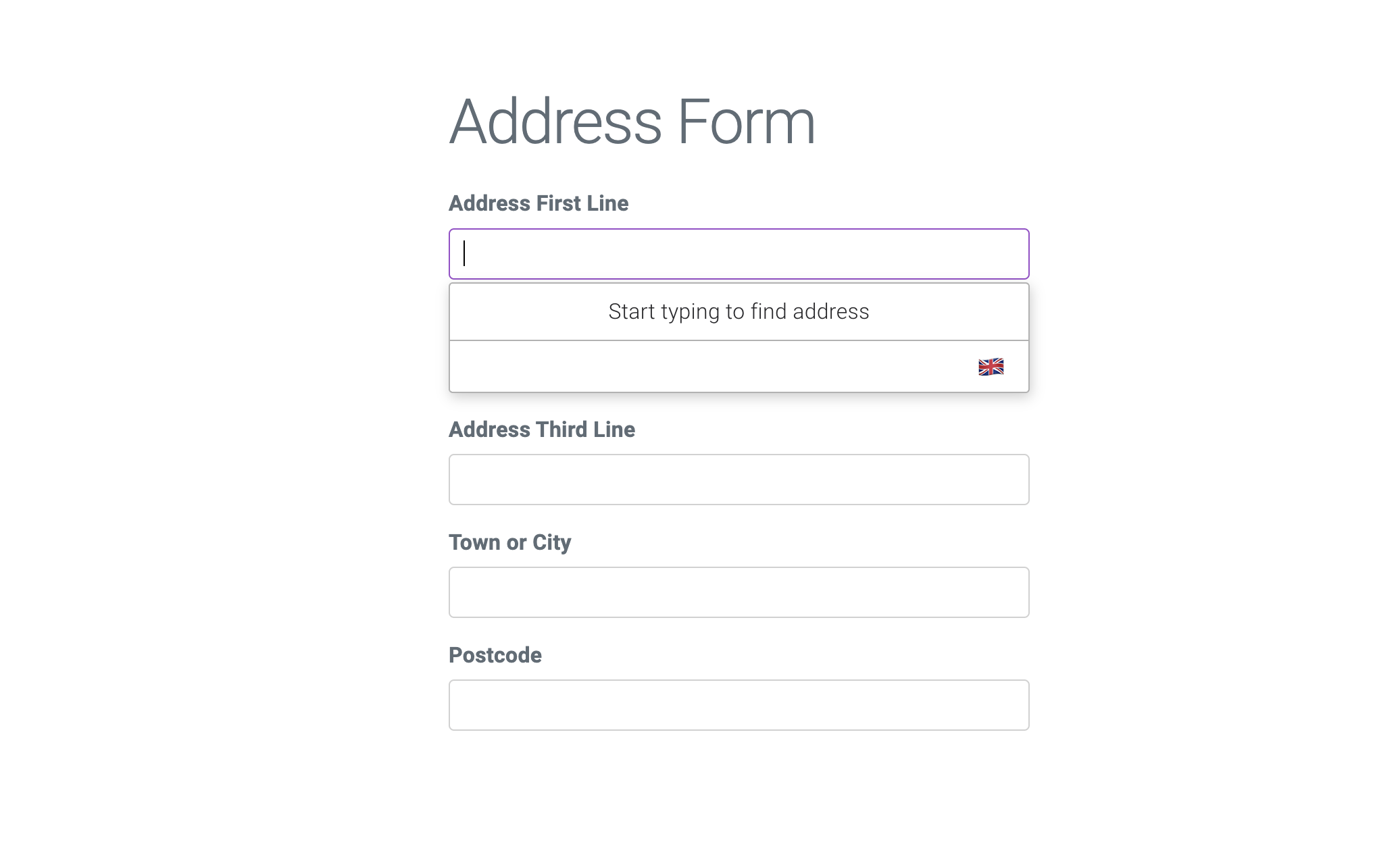 Address Finder